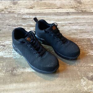 DYKHMILY Safety Shoes Steel Toe Cap Work Shoes Breathable Men 6.5 Women’s 8.5